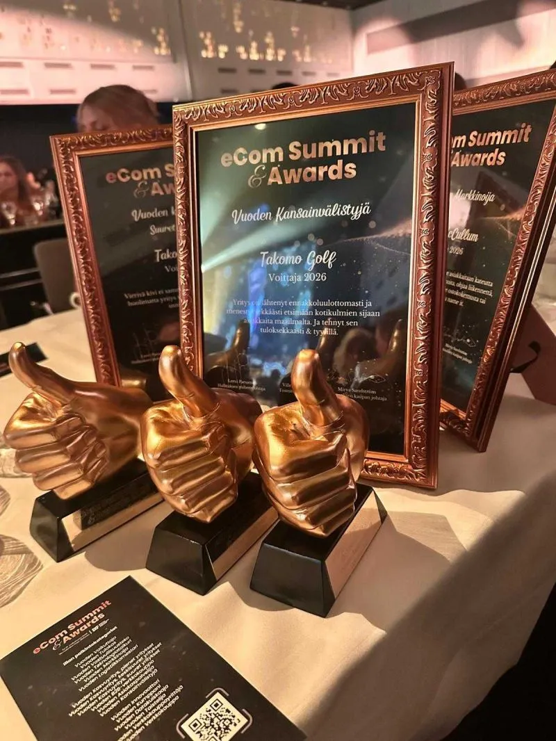 Takomo Wins! Finland E-Commerce Awards